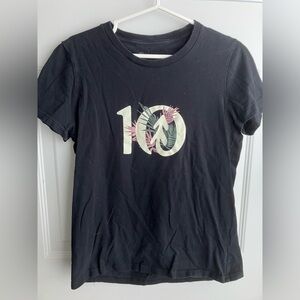 Tentree black graphic tshirt organic cotton large